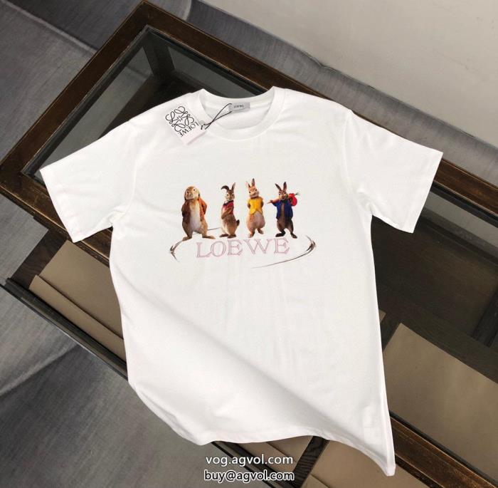 コピー ブランド2023新作も続々登場!こなれ感を引き立たせ半袖Tシャツロエベ_0_1
