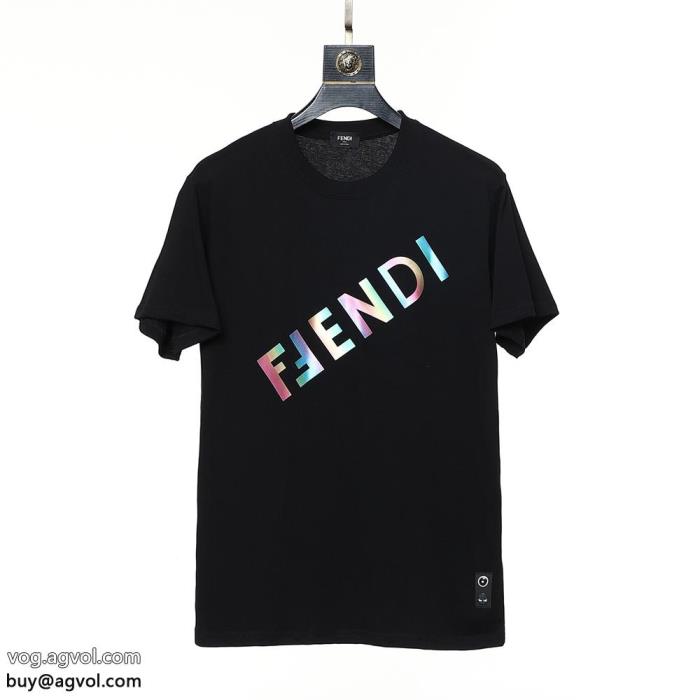 コピー 通販最高のエレガント定番人気のモデルフェンディ半袖Tシャツ_0_0