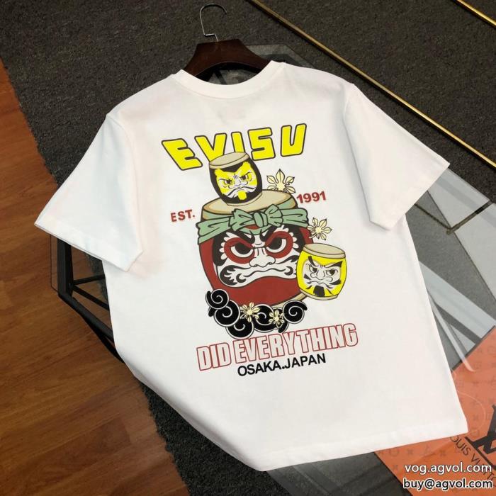 半袖Tシャツ最新商品即完売必至肌触りの良いサラりとエヴィスブランド レプリカ_0_0
