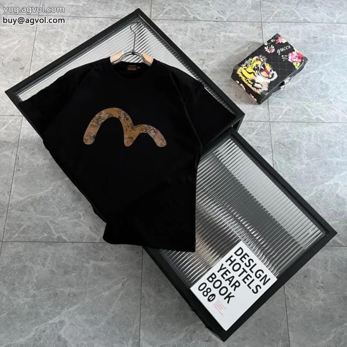 コピー ブランド 通販EVISU半袖Tシャツ人気確定 快適な履き心地_0_0