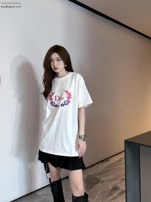 半袖Tシャツディオール最新の2023アイテムロゴが美しい激安 ブランド_0_1