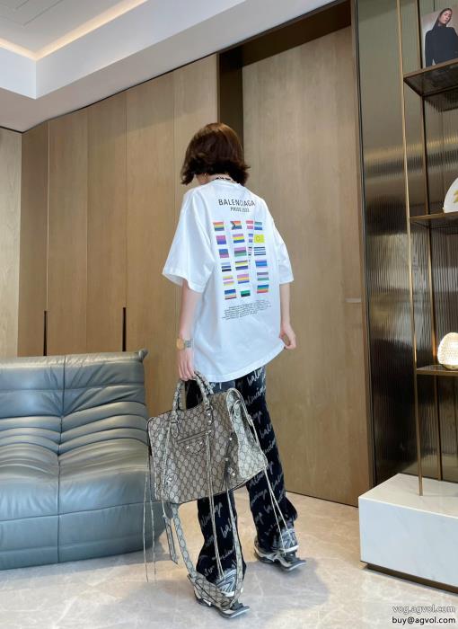 ブランド レプリカセール価格清潔感のある肌見せbalenciaga半袖Tシャツ_0_0