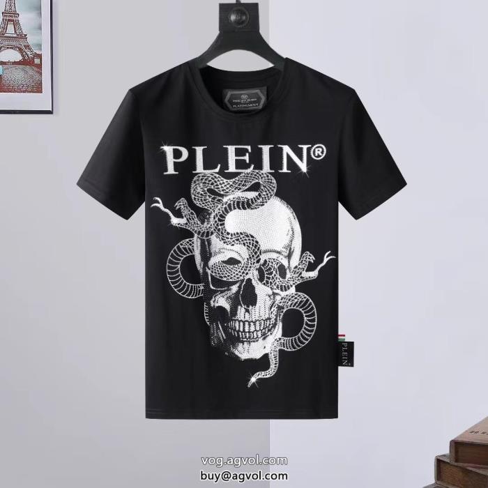 PHILIPP PLEINシンプル使える高級感が好評です半袖Tシャツスーパー ブランド コピー_0_2
