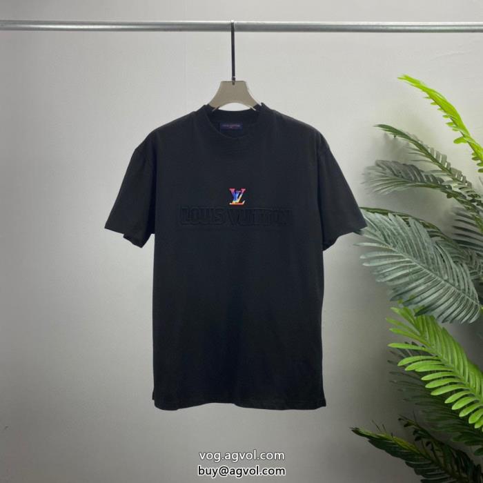 新作在庫希少最安価格新品通販 ブランド半袖TシャツLOUIS VUITTON_0_2