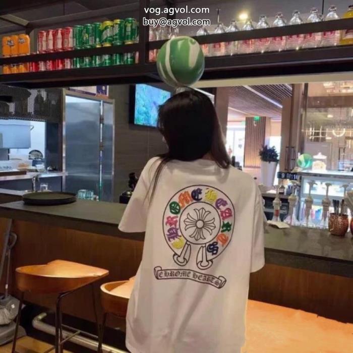 CHROME HEARTSファッション感が急上昇！スタイルを綺麗にブランド コピー 専門半袖Tシャツ_0_1