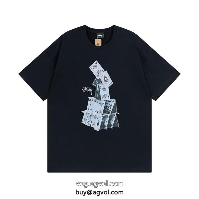 万能アイテムきちんと感が抜群ブランド 品 スーパー コピー半袖Tシャツステューシー_0_2