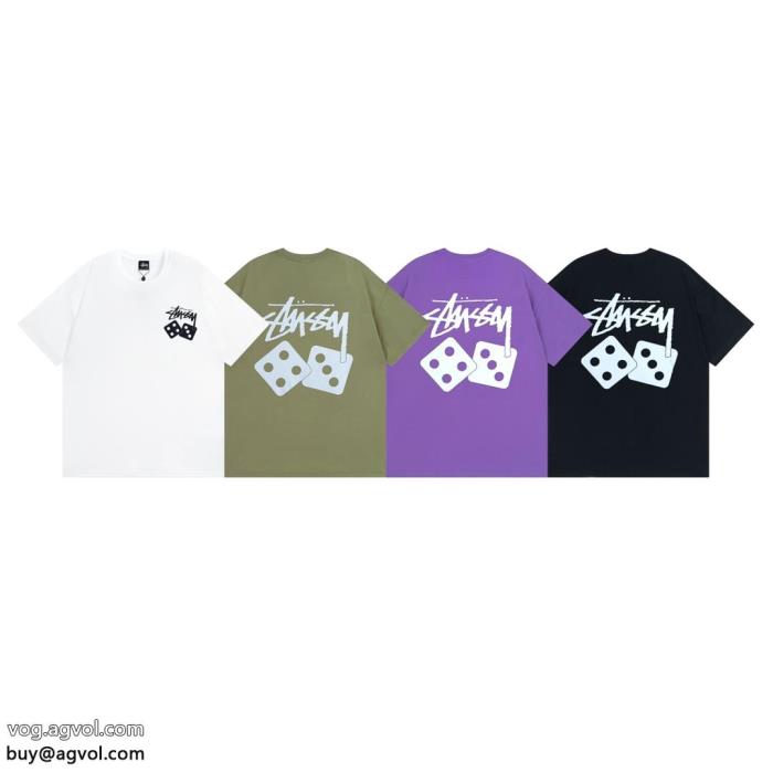 ブランド コピー  ステューシー2023ファッションお手頃価格半袖Tシャツ_0_2