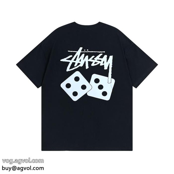 ブランド コピー  ステューシー2023ファッションお手頃価格半袖Tシャツ_0_1