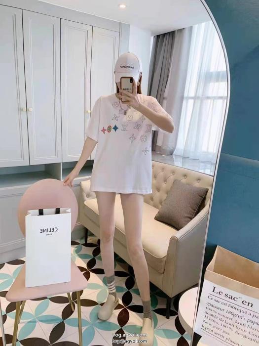 半袖Tシャツブランド コピー 販売ギフト最適今年風ルイ ヴィトン_0_2