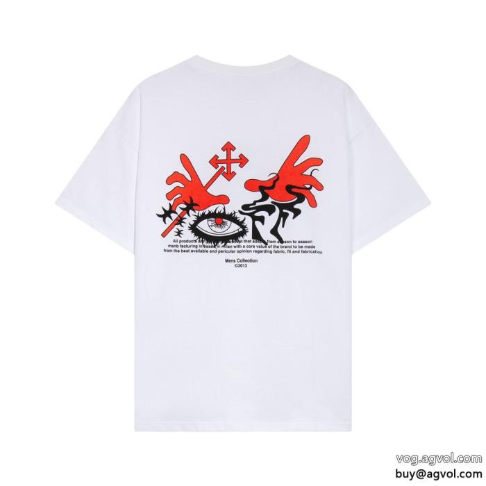 ブランド 激安Off-White話題のブランド派手すぎず&nbsp;半袖Tシャツ_0_1