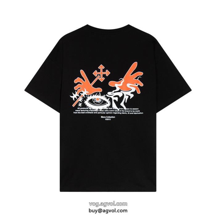 ブランド 激安Off-White話題のブランド派手すぎず&nbsp;半袖Tシャツ_0_2