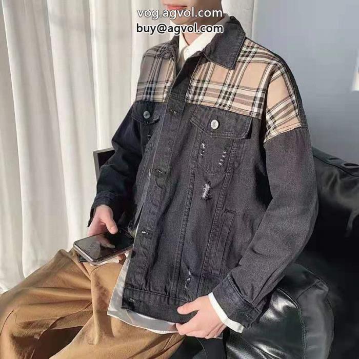 ロゴが美しい着心地良くコートBURBERRYブランド コピー 販売_0_1