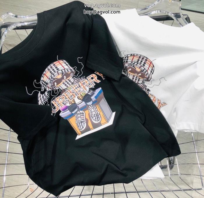 ブランド 偽物 激安BURBERRY完売続出人気☆夏にお勧め半袖Tシャツ_0_2