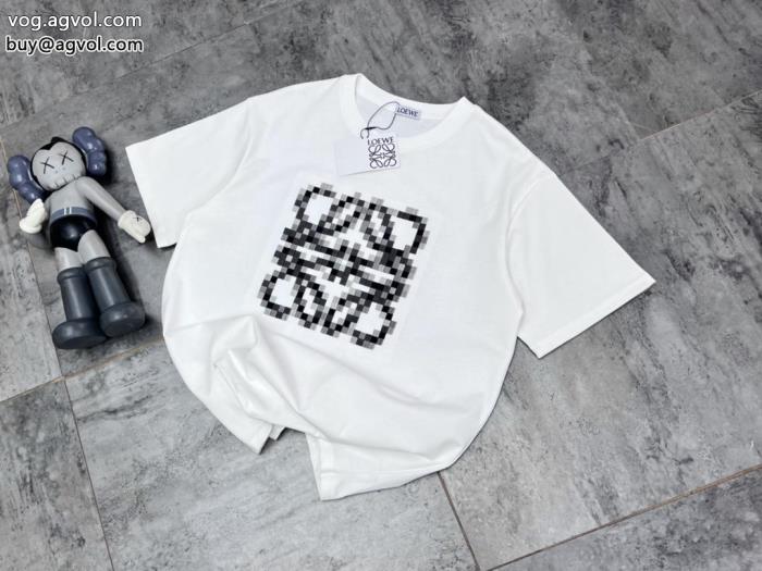 コピー ブランド 販売機能性が高い一気に明るい2023のスタイル半袖TシャツLOEWE_0_1