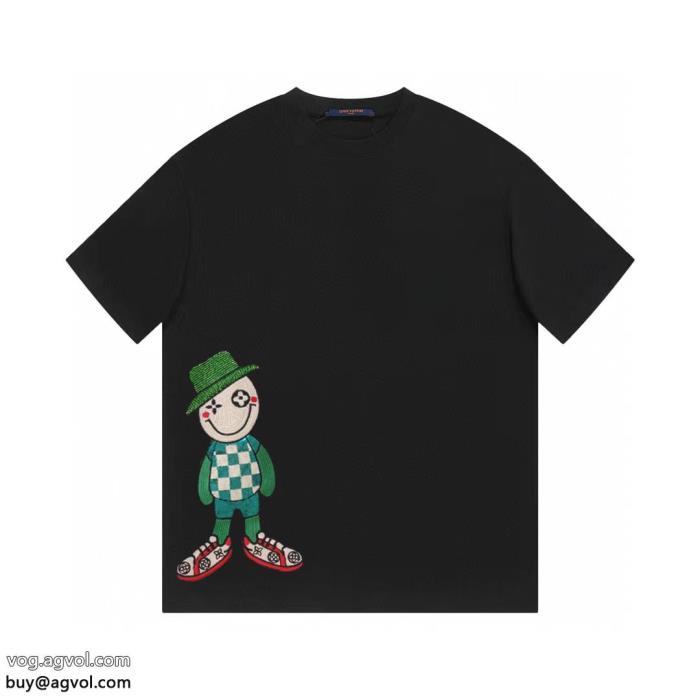 半袖Tシャツ通販 ブランドルイ ヴィトン人気沸騰中！おしゃれ新品通気性と吸汗性に優れ_0_0