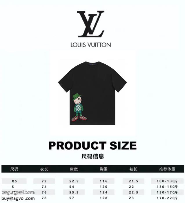 半袖Tシャツ通販 ブランドルイ ヴィトン人気沸騰中！おしゃれ新品通気性と吸汗性に優れ_0_2