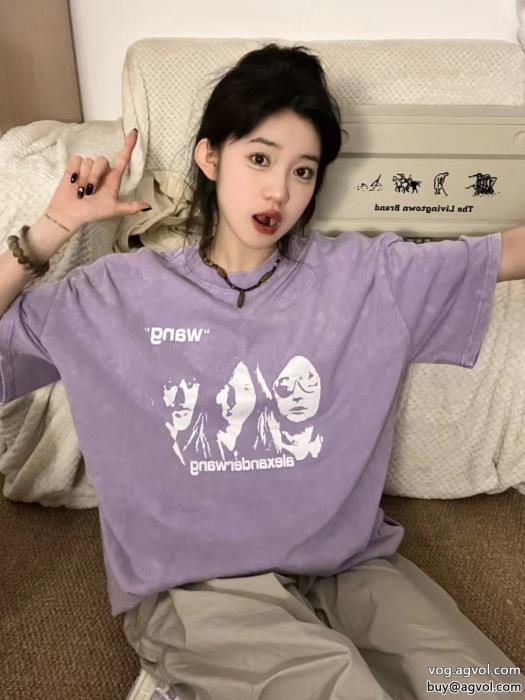 半袖Tシャツきちんと感が抜群超おしゃれ大人気アレキサンダーワンブランド レプリカ_0_2