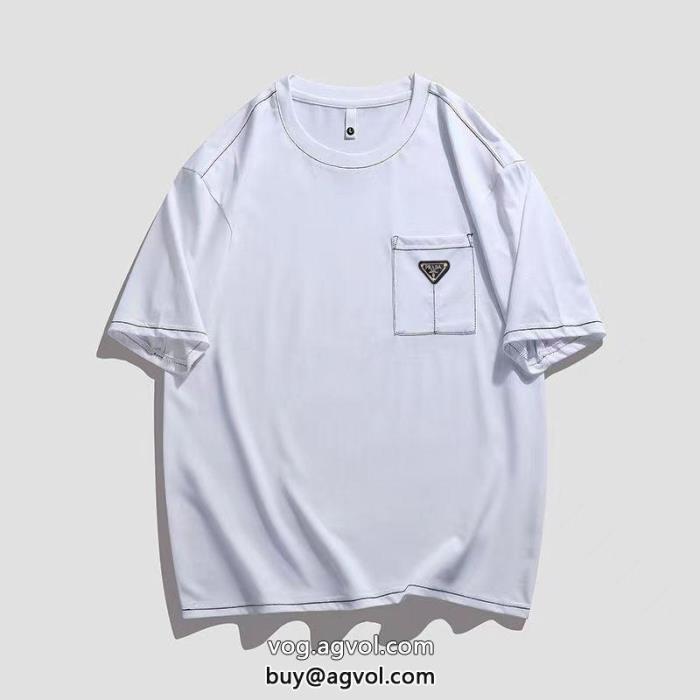 半袖Tシャツ激安 ブランド 通販超おしゃれ大人気魅力的な新作PRADA_0_0