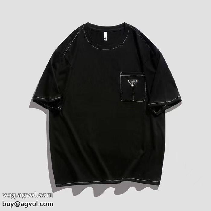 半袖Tシャツ激安 ブランド 通販超おしゃれ大人気魅力的な新作PRADA_0_1