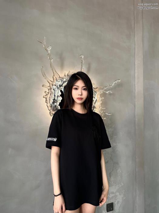 クロムハーツ爽やかマルチ最新とても可愛い半袖Tシャツブランド アクセサリー 激安_0_1