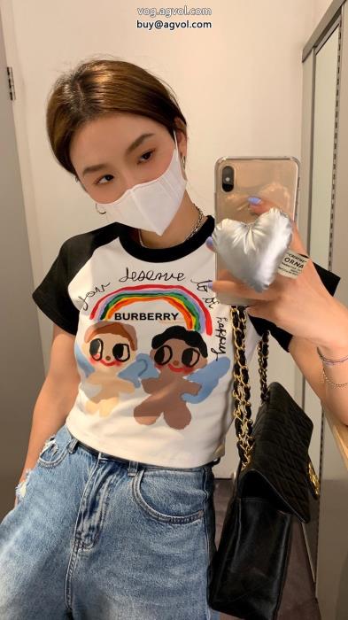 バーバリー半袖Tシャツスーパー コピー ブランド 通販この時季だからお買い得希少限定_0_1