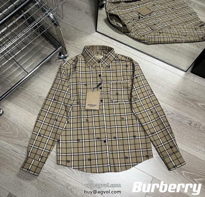 長袖シャツ優しい肌触り2023年春の新作コレクションブランド 偽物BURBERRY_0_2