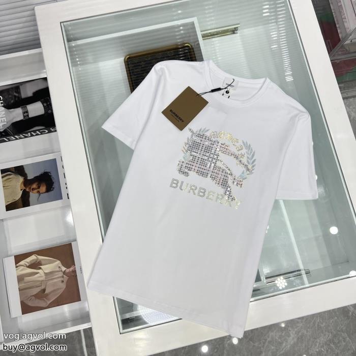 バーバリー偽物 ブランド 販売魅力的な今年らしいクール印象半袖Tシャツ_0_2