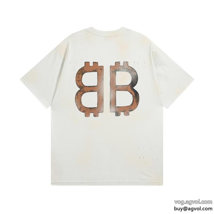 清涼感あるカジュアルNEW素敵ブランド コピー s 級balenciaga半袖Tシャツ_0_0