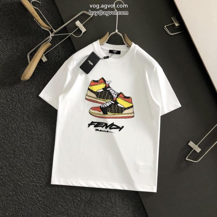 半袖Tシャツ一目置かれる232023新作旬デザインFENDI偽 ブランド_0_0