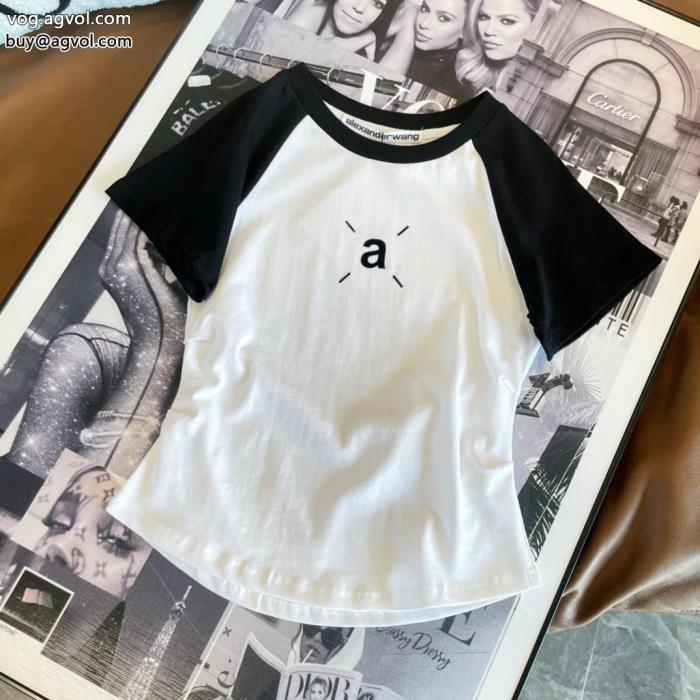 ALEXANDER WANGきれいめ上品に希少限定半袖Tシャツコピー 品 ブランド_0_1