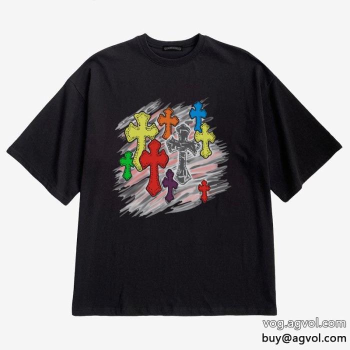 限定生産品季節をまたい新作アイテム半袖Tシャツブランド コピー 販売クロムハーツ_0_0