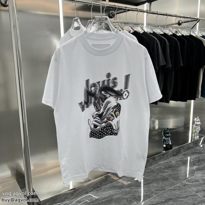 涼しげな印象の知的な雰囲気夏着物ルイ ヴィトンブランド コピー 激安半袖Tシャツ_0_1