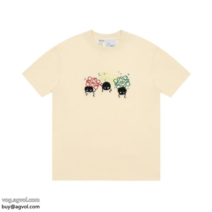 LOEWEブランド スーパー コピー 優良着こなし自在円高還元Sale半袖Tシャツ_0_1