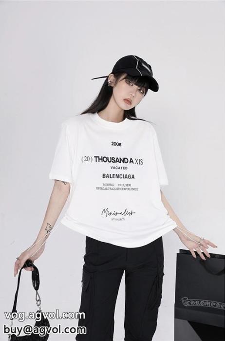 コピー 商品 通販バレンシアガ見つけてほしい一品魅力的な今年らしい半袖Tシャツ_0_3