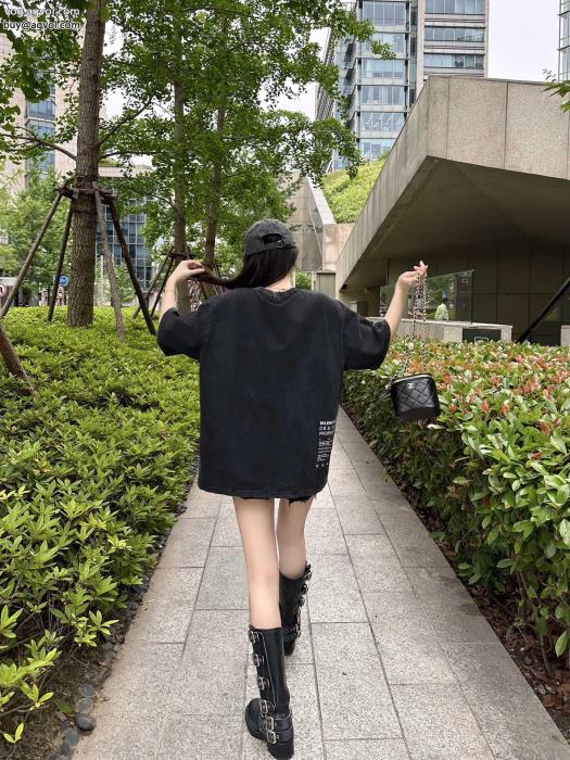 半袖Tシャツブランド 激安balenciaga大人で素敵ふんわり柔らか_0_0