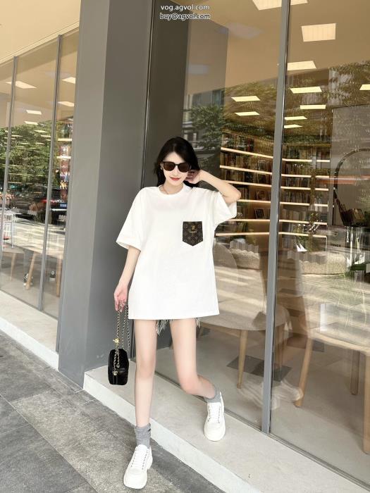 偽物 ブランド ショップルイ ヴィトン大人かっこいい必需品半袖Tシャツ_0_1