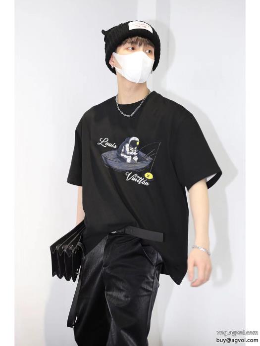 LOUIS VUITTON激安 ブランド半袖Tシャツ夏に向けて気になる大人の華やかさを演出_0_1