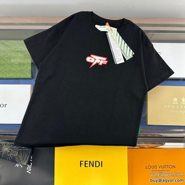 ブランド コピー 着払いオフホワイトSS23極上発売気分が上がる半袖Tシャツ_0_4