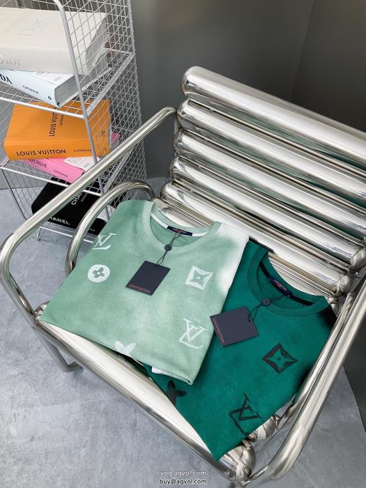 コピー ブランドルイ ヴィトンスタイルUP効果ありロゴがかっこいい半袖Tシャツ_0_2