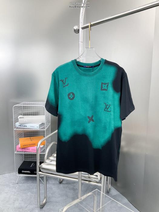 コピー ブランドルイ ヴィトンスタイルUP効果ありロゴがかっこいい半袖Tシャツ_0_3
