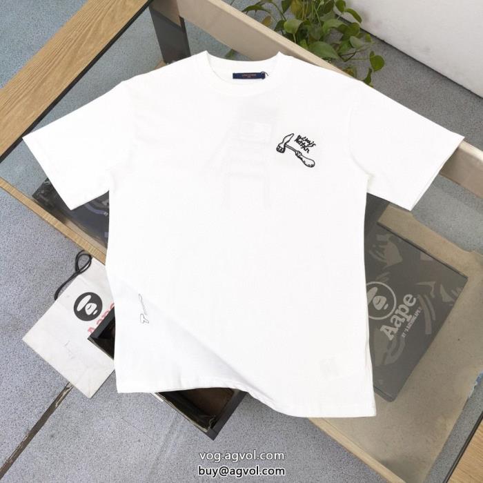 絶大な人気を誇る大人レディなシルエットルイ ヴィトンスーパー コピー 通販半袖Tシャツ_0_0