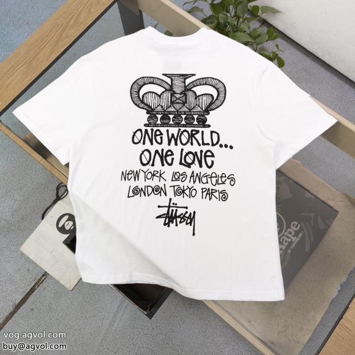 ステューシー定番の人気商品素晴らしい2023の新作スーパー コピー ブランド 専門半袖Tシャツ_0_1