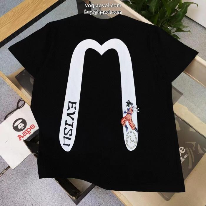 エヴィス数量限定☆2023SS今シーズン人気のアイテム半袖Tシャツスーパー コピー 販売_0_3