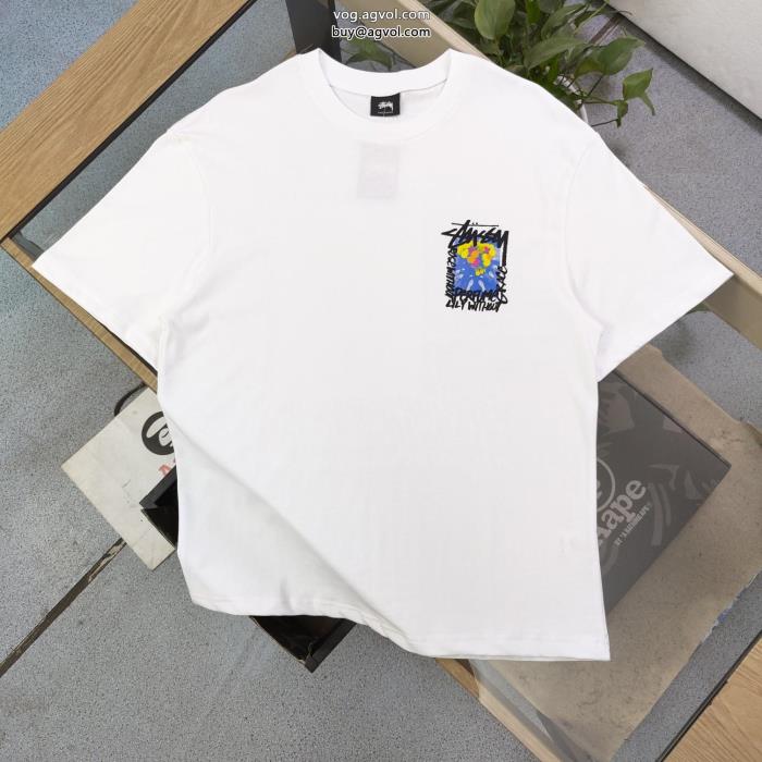 華やかムードを演出して232023最新モデルSTUSSY偽 ブランド 販売半袖Tシャツ_0_0
