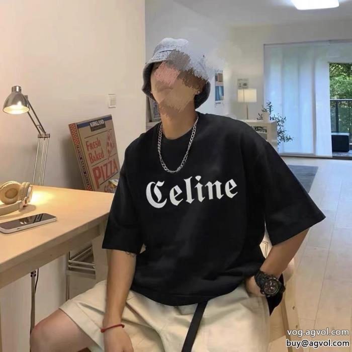 偽 ブランド半袖Tシャツ品のよさを感じさ新作セール価格でCELINE_0_2