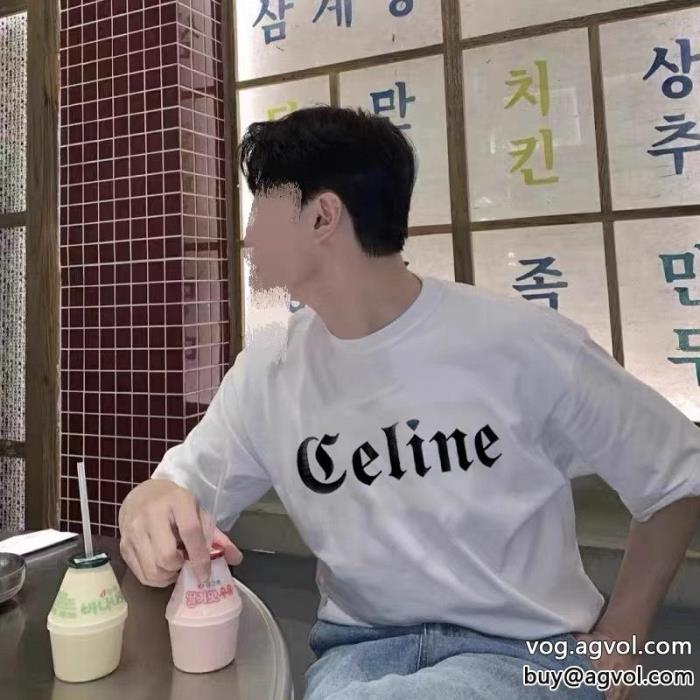 偽 ブランド半袖Tシャツ品のよさを感じさ新作セール価格でCELINE_0_3