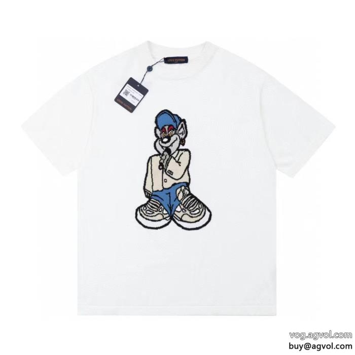 半袖TシャツLOUIS VUITTON先行入手ちょっと大人の印象ブランド コピー 品_0_2