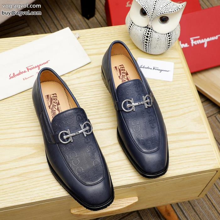 存在感のある在庫あり即発FERRAGAMOスーパー コピー ブランド革靴_0_1