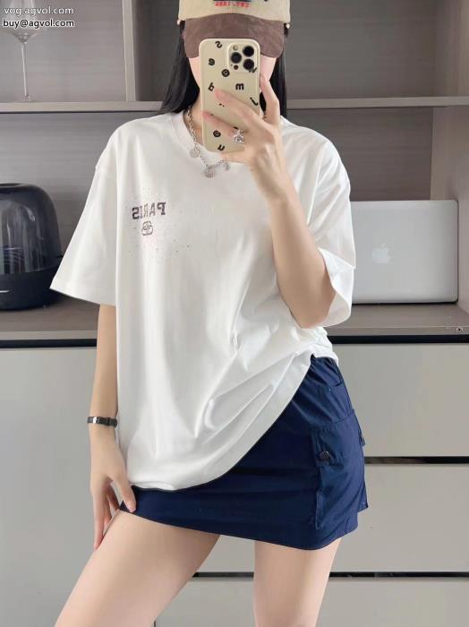 スーパー コピー 安心 balenciaga今年らしい着こなし爽やかさ半袖Tシャツ_0_1