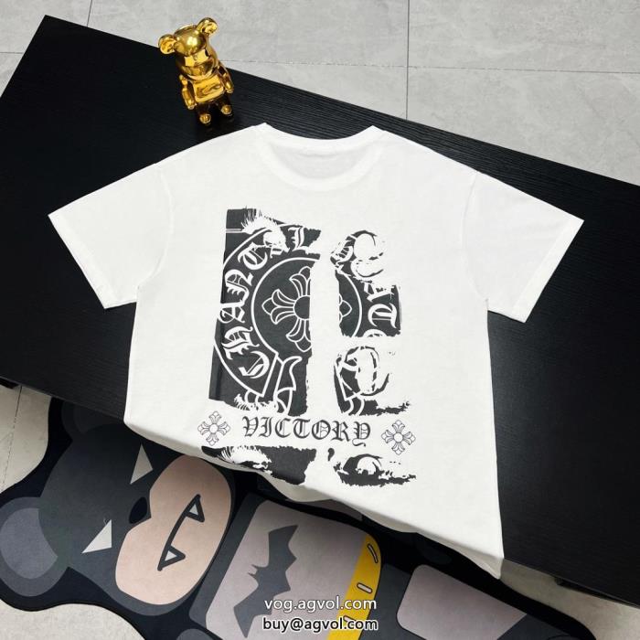 ブランド コピー 専門クロムハーツ意外と相性がいい日本完売半袖Tシャツ_0_2
